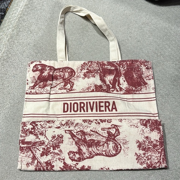 Christian Dior Riviera Canvas Tote Bag - Picture 2 of 6
